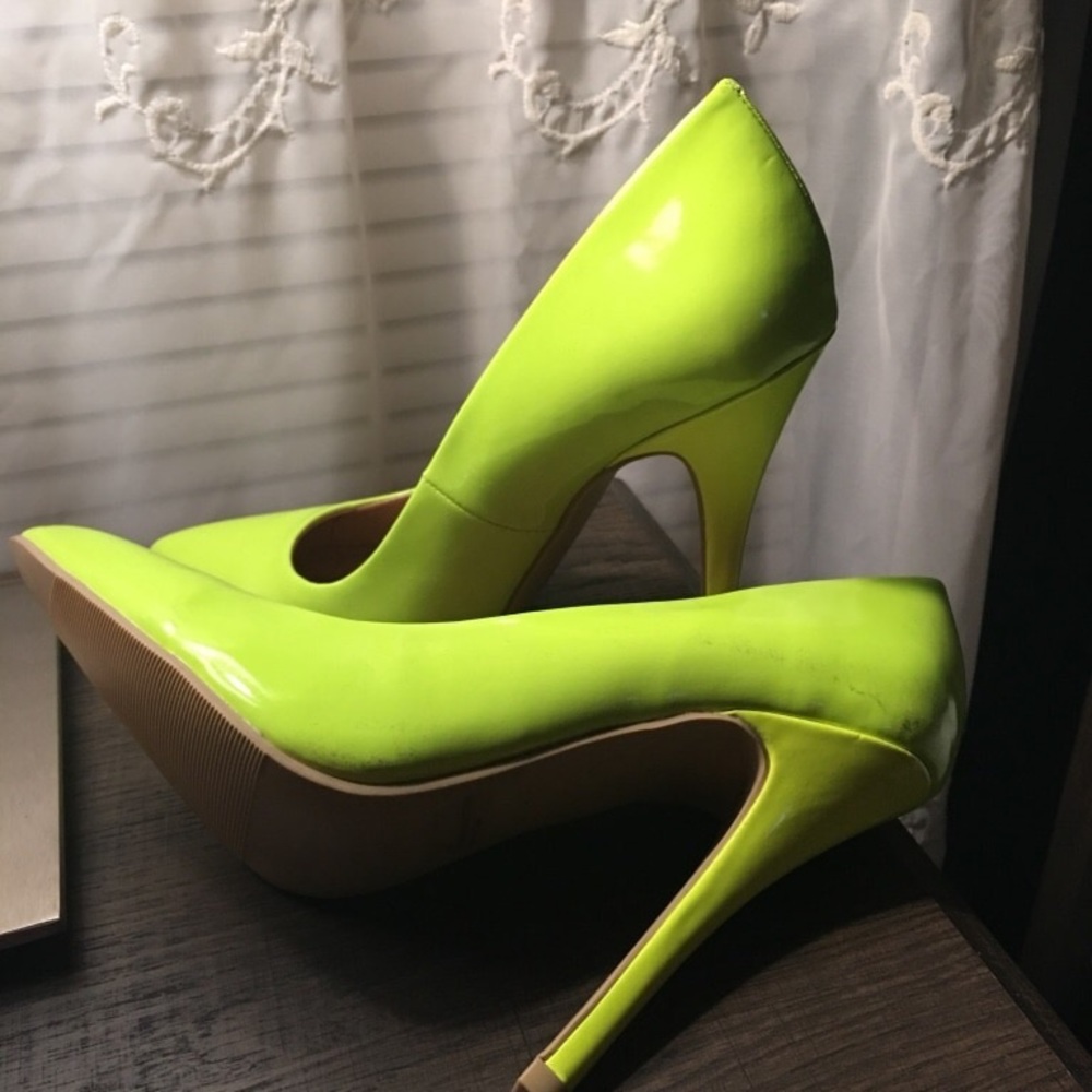 Lime Green Charlotte Russe Heels